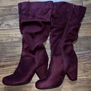 Torrid purple boots